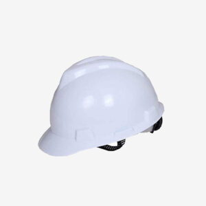 Safety Helmet, Construction Personnel Helmet Belongs To High-strength Construction Site V-type Helmet Safety Helmet (four Colors Optional) (White)