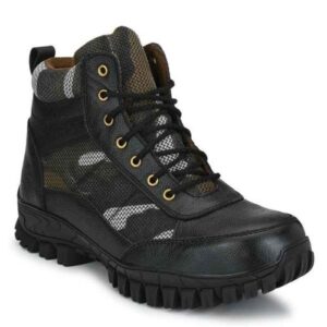ArmaDuro AD1001 Leather Steel Toe Black Safety Shoes