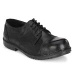 ArmaDuro AD1013 Leather Steel Toe Black Safety Shoes