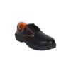 Nova Safe Safari Labour PVC Black & Orange Steel Toe Safety Shoes
