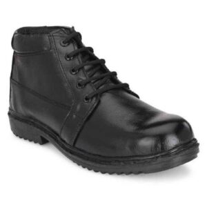 ArmaDuro AD1007 Leather Steel Toe Black Safety Shoes