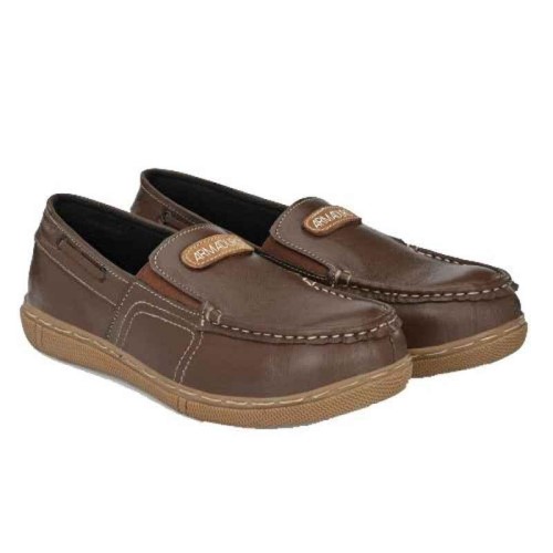 ArmaDuro AD1019 Leather Steel Toe Brown Safety Shoes