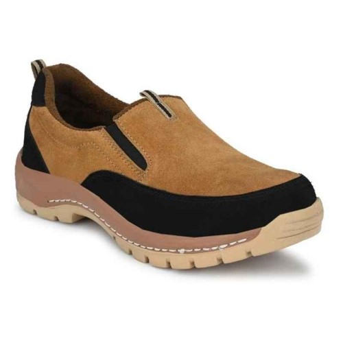 ArmaDuro AD1003 Suede Leather Steel Toe Tan Safety Shoes