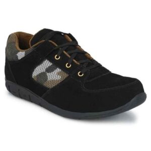 ArmaDuro AD1005 Suede Leather Steel Toe Black Safety Shoes